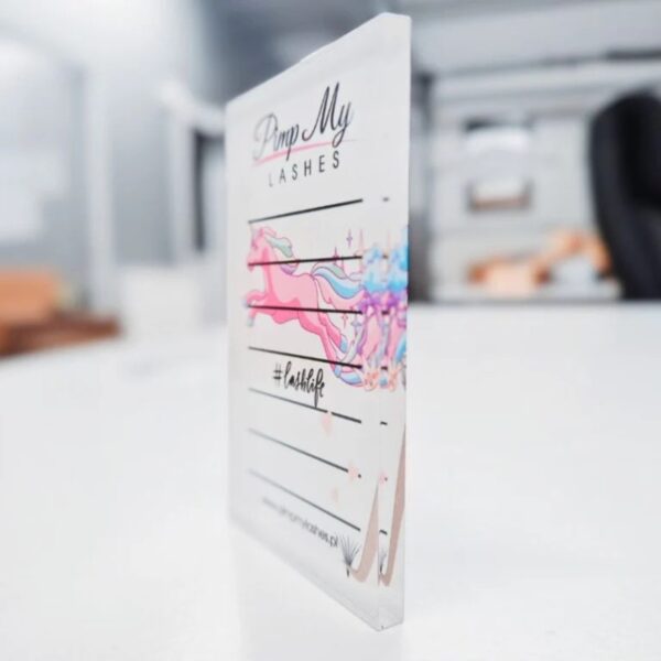 Mini Lash Holder Plexi Unicorn Pimp My Lashes Transparentna Podstawka do Rzęs