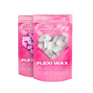 Flexi Wax Pimp My Brows 100g - 500g Profesjonalny Wosk Różowy do Depilacji Brwi i Twarzy