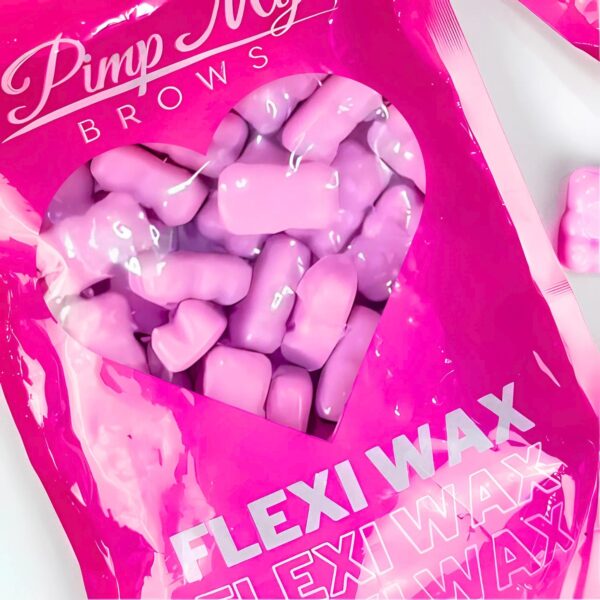 Flexi Wax Pimp My Brows 100g - 500g Profesjonalny Wosk Różowy do Depilacji Brwi i Twarzy