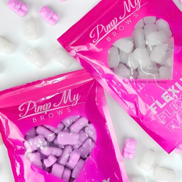 Flexi Wax Pimp My Brows 100g - 500g Profesjonalny Wosk Różowy do Depilacji Brwi i Twarzy