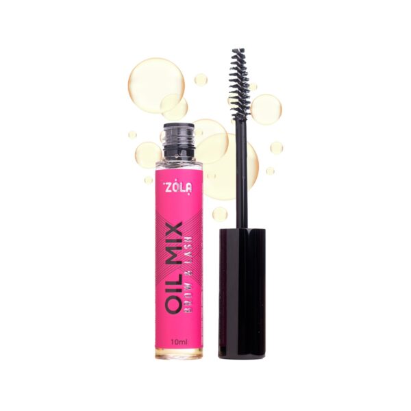 ZOLA Oil Mix 10ml Olejek do Brwi i Rzęs na Porost, Zagęszczenie i Regenerację