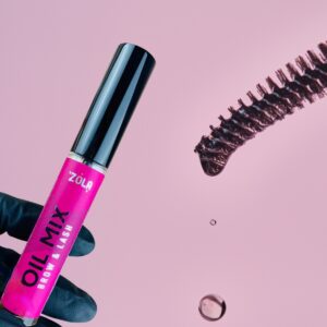 ZOLA Oil Mix 10ml Olejek do Brwi i Rzęs na Porost, Zagęszczenie i Regenerację