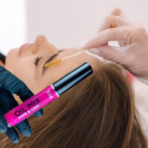 ZOLA Oil Mix 10ml Olejek do Brwi i Rzęs na Porost, Zagęszczenie i Regenerację