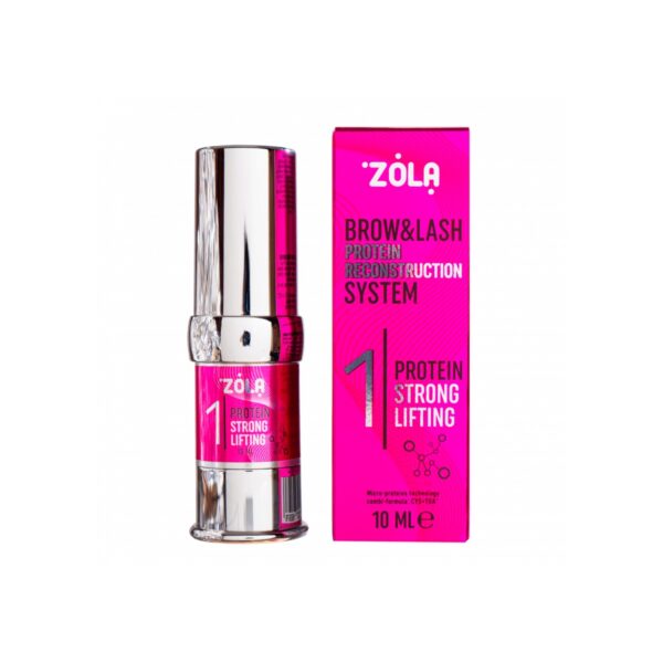ZOLA Brow&Lash Protein Reconstruction System 01 Preparat do Laminacji Brwi i Rzęs, Step 1