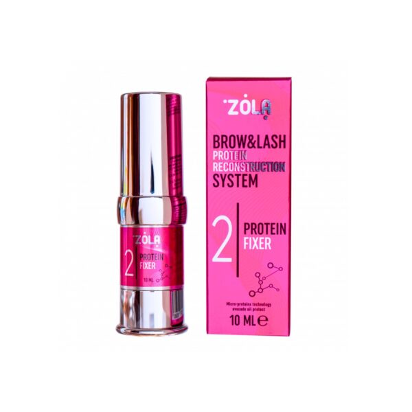 ZOLA Brow&Lash Protein Reconstruction System 02 Protein Fixer Preparat do Laminacji Brwi i Rzęs, Step 2