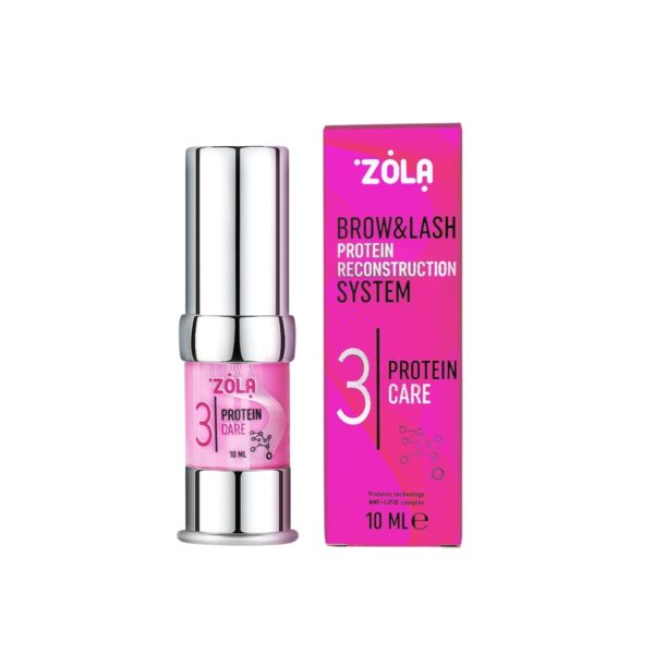ZOLA Brow&Lash Protein Reconstruction System Protein Care BTX Pielęgnacja Brwi i Rzęs po Laminacji Step 3