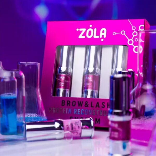 ZOLA Brow&Lash Protein Reconstruction System Zestaw do Laminacji Brwi i Liftingu Rzęs