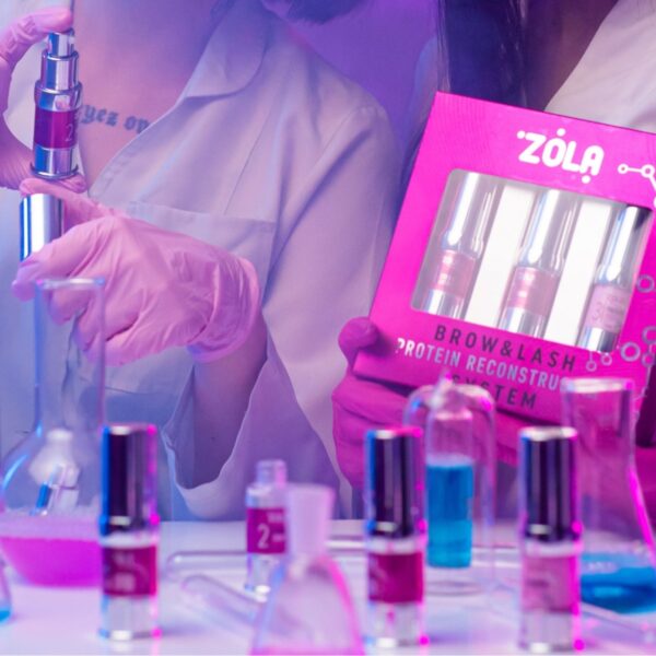 ZOLA Brow&Lash Protein Reconstruction System Zestaw do Laminacji Brwi i Liftingu Rzęs
