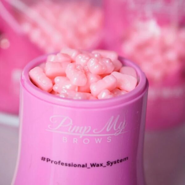 Flexi Wax Pimp My Brows 100g - 500g Profesjonalny Wosk Różowy do Depilacji Brwi i Twarzy
