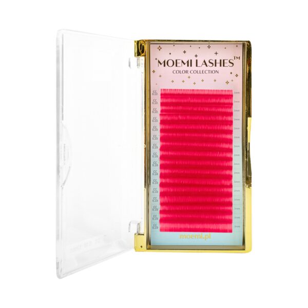 Czerwone Rzęsy Moemi Lashes COLOR COLLECTION Red