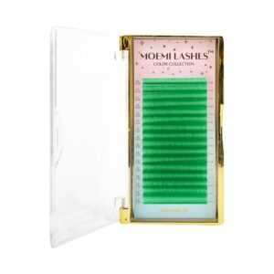 Zielone Rzęsy Moemi Lashes COLOR COLLECTION Green