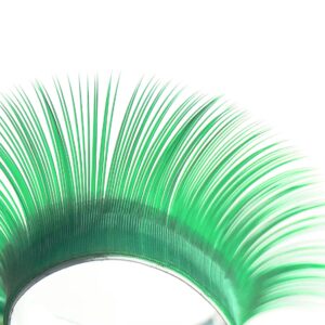 Zielone Rzęsy Moemi Lashes COLOR COLLECTION Green