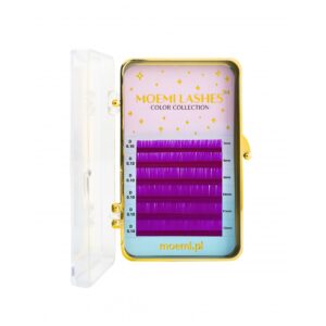 Fioletowe Rzęsy MINI MIX Moemi Lashes COLOR COLLECTION Violet
