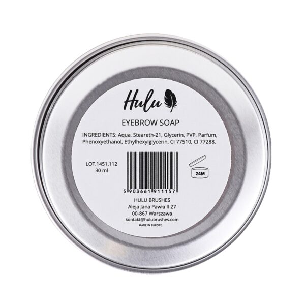 Hulu Mydełko Brow Soap 30ml Mydło do Brwi Utrwalające i Stylizujące
