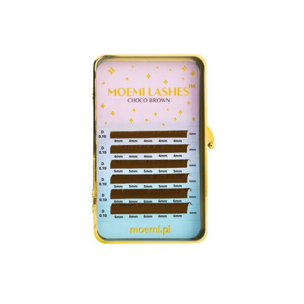 Brązowe Rzęsy Moemi Lashes Choco Brown Mini Mix (4,5,6 mm)