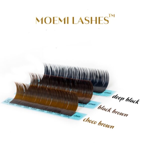 Brązowe Rzęsy Moemi Lashes Choco Brown Mini Mix (4,5,6 mm)