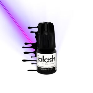 Jolash Volume UV Profesjonalny Czarny Klej UV do Przedłużania Rzęs
