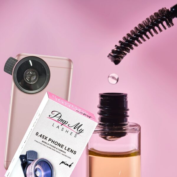 Makro Obiektyw do Telefonu Pimp My Lashes Profesjonalne Zdjęcia Rzęs i Brwi