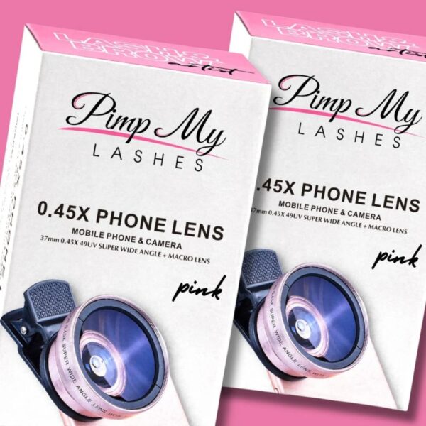 Makro Obiektyw do Telefonu Pimp My Lashes Profesjonalne Zdjęcia Rzęs i Brwi