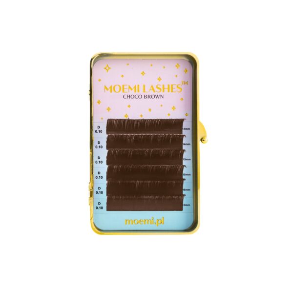 Brązowe Rzęsy Moemi Lashes Choco Brown Mini Mix (14,15,16 mm)
