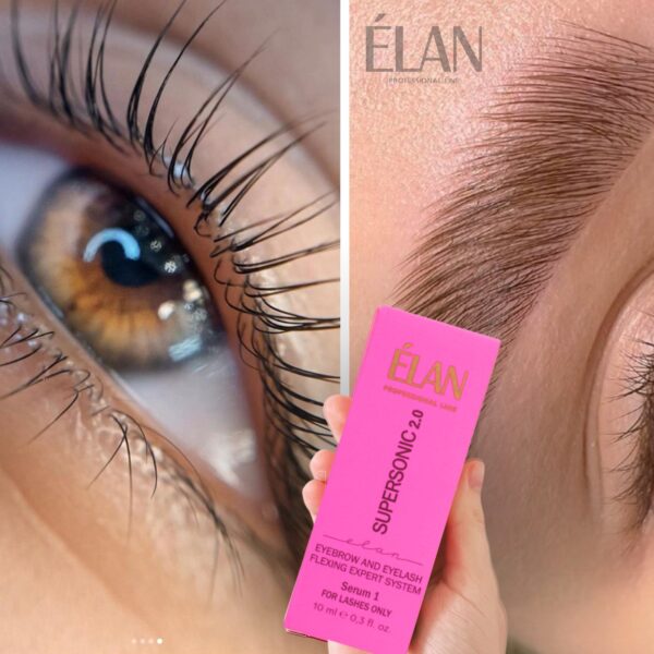 Supersonic Serum 1 Pink Flexing Expert System do laminacji Brwi i Rzęs 10ml Elan