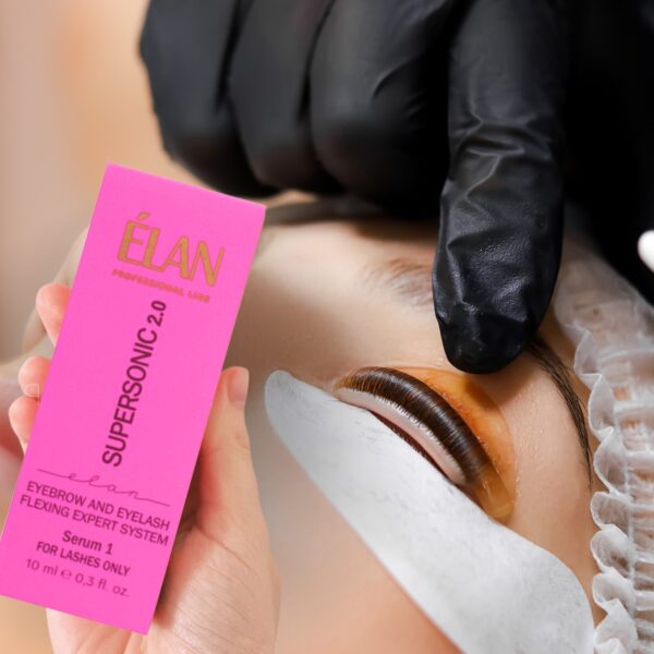Supersonic Serum 1 Pink Flexing Expert System do laminacji Brwi i Rzęs 10ml Elan
