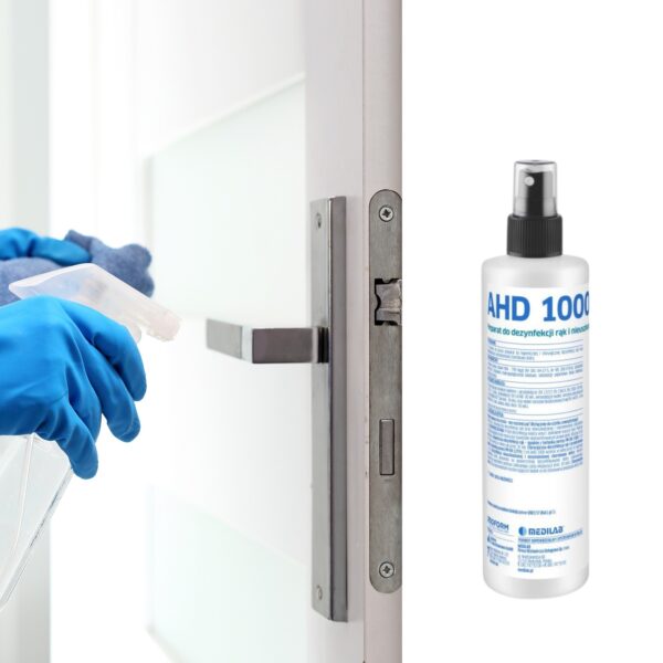 AHD 1000 250 ml Profesjonalny Płyn do Dezynfekcji Rąk i Skóry w Salonie Kosmetycznym