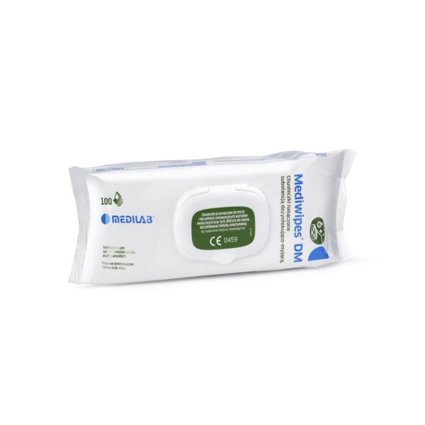 MEDIWIPES DM Premium Chusteczki do Dezynfekcji do Delikatnych Powierzchni 100 szt.
