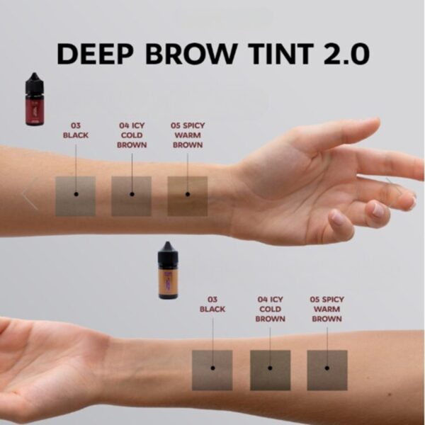 Farba do brwi ELAN Deep Brow Tint 2.0 SBTS 05 SPICY Warm Brown 20 ml