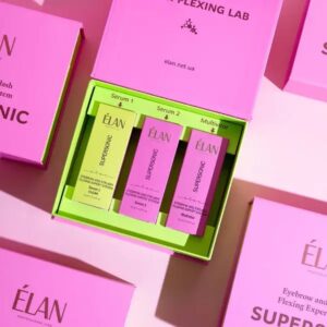 Zestaw do Laminacji Rzęs i Brwi SUPERSONIC Pink Elan Flexing Expert System