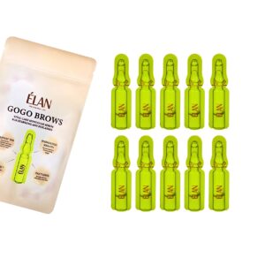 GoGo Brows Elan Serum Olejek do Brwi i Rzęs 10 szt Nawilżenie Po Laminacji Brwi