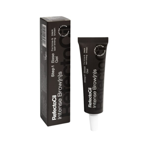 Farba do Brwi i Rzęs 15ml Black Brown RefectoCil Intense Brow[n]s Base Gel Bez PPD