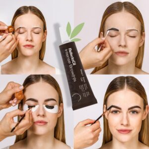 Farba do brwi i rzęs 15ml Chocolate Brown RefectoCil Intense BrowNs Base Gel bez PPD