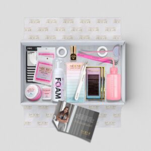 Profesjonalny Zestaw Startowy do Przedłużania Rzęs 1:1 od Beautydesignerpl