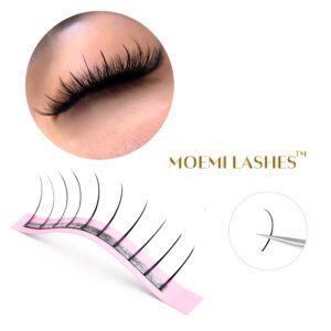 Czarne Rzęsy Spike Lashes Moemi Deep Black Promienie Wispy