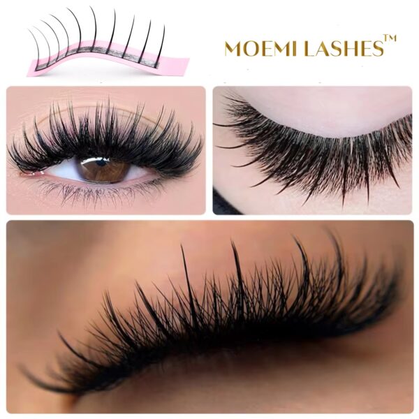 Czarne Rzęsy Spike Lashes Moemi Deep Black Promienie Wispy