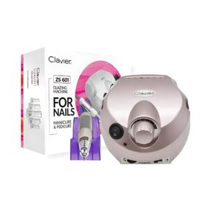 Cicha i Mocna Frezarka Clavier ZS 601 Rose Gold 65W do Paznokci, Manicure i Pedicure