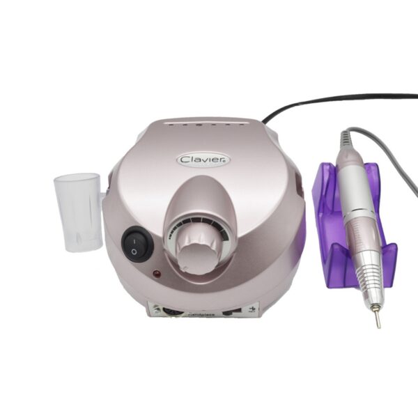 Cicha i Mocna Frezarka Clavier ZS 601 Rose Gold 65W do Paznokci, Manicure i Pedicure