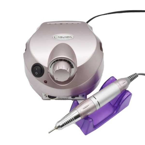 Cicha i Mocna Frezarka Clavier ZS 601 Rose Gold 65W do Paznokci, Manicure i Pedicure