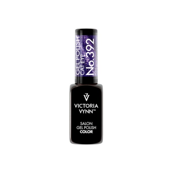 Fioletowy lakier hybrydowy No. 392 Cat Eye Victoria Vynn Gel Polish Hybrid
