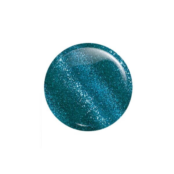 Turkusowy lakier hybrydowy No. 395 Eye Siri Cat Eye Victoria Vynn Gel Polish Hybrid