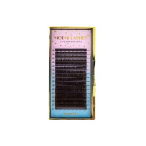 Rzęsy Ciemny Brąz CAFE NOIR Moemi Lashes – Najlepsze Brązowe Rzęsy do Przedłużania