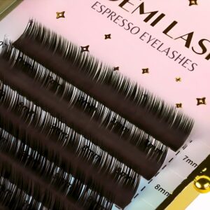Rzęsy Ciemny Brąz ESPRESSO Moemi Lashes – Najlepsze Brązowe Rzęsy do Przedłużania