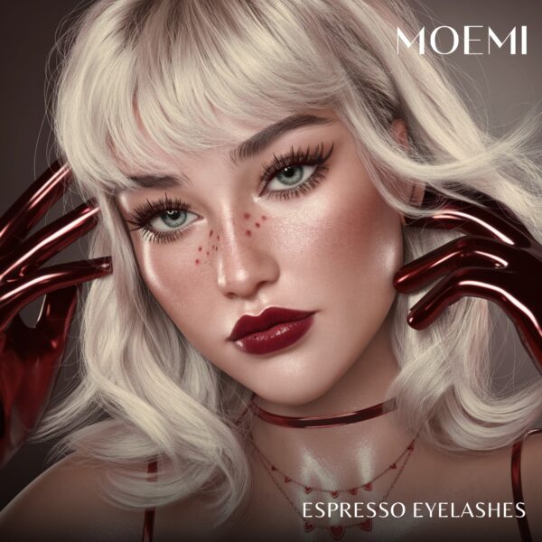 Rzęsy Ciemny Brąz ESPRESSO Moemi Lashes – Najlepsze Brązowe Rzęsy Skręt M