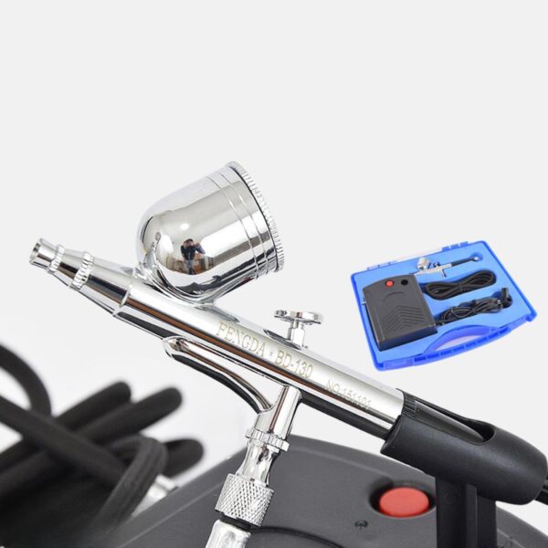 Aerograf do Brwi Fengda BD-831 | Zestaw Airbrush Brows z Kompresorem