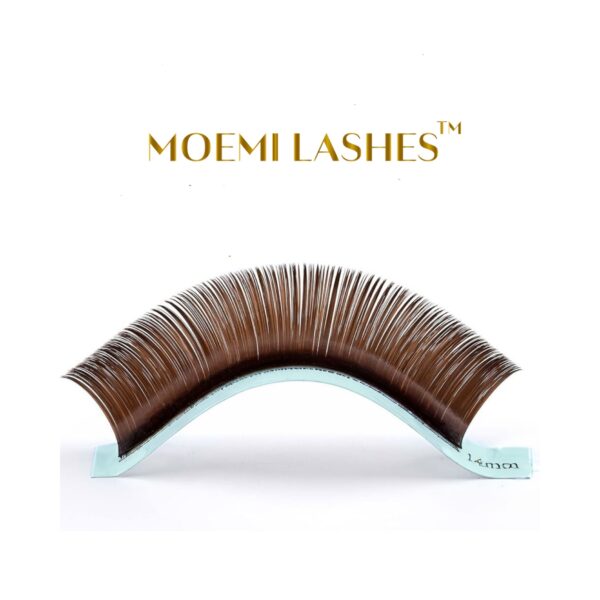 Brązowe Rzęsy Choco Brown Moemi Lashes Skręt M