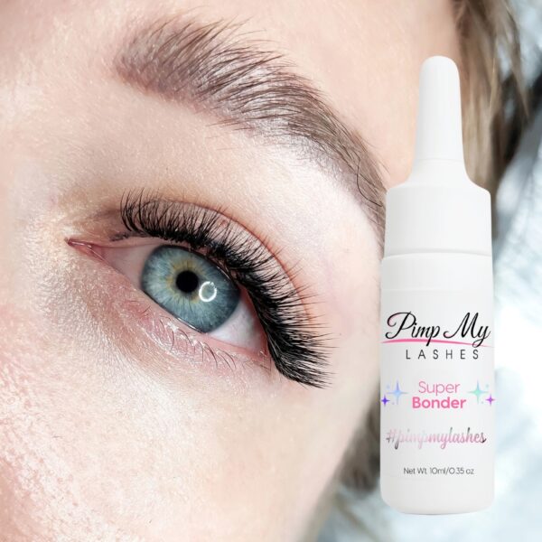 Super Bonder 10ml Pimp My Lashes – Utrwalacz Kleju do Przedłużania Rzęs Bez Alkoholu