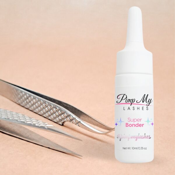 Super Bonder 10ml Pimp My Lashes – Utrwalacz Kleju do Przedłużania Rzęs Bez Alkoholu