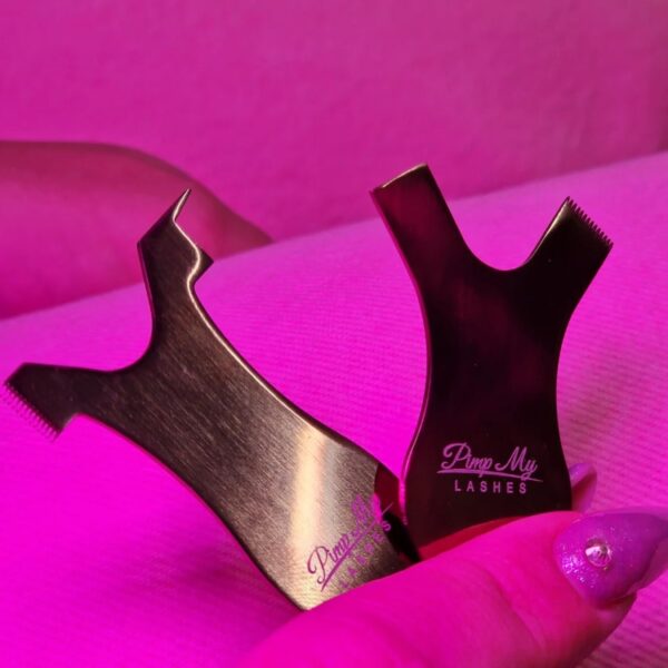 Metalowy Grzebyk do Liftingu i Laminacji Rzęs Rose Gold – Pimp My Lashes