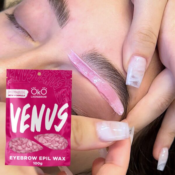 Wosk do depilacji brwi OKO Lash&Brow — Neptune (niebieski) lub Venus (różowy) — 100g